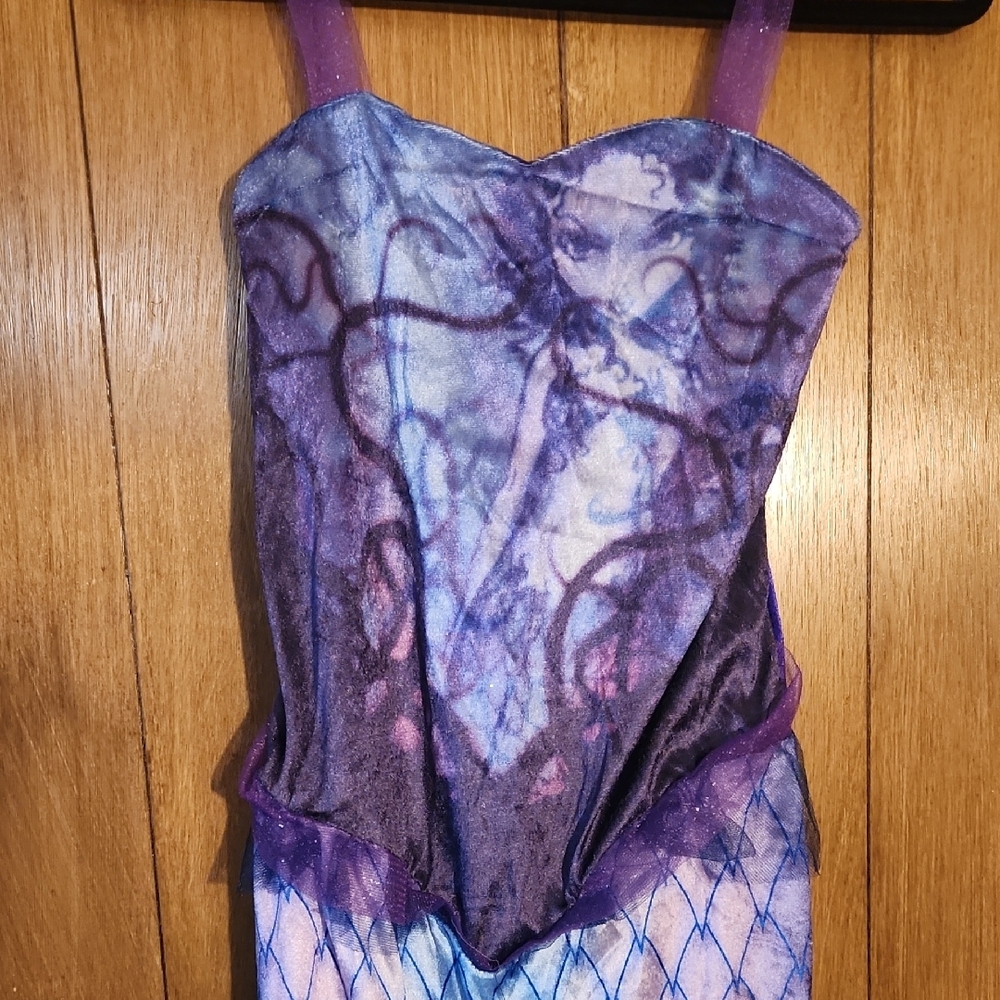 Enchanted Ocean Mermaid Costume - Purple and Blue - Picture 4 of 7